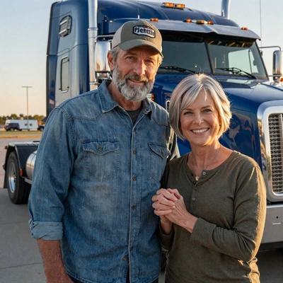 Linda & Joe Henderson - trucker dating success story